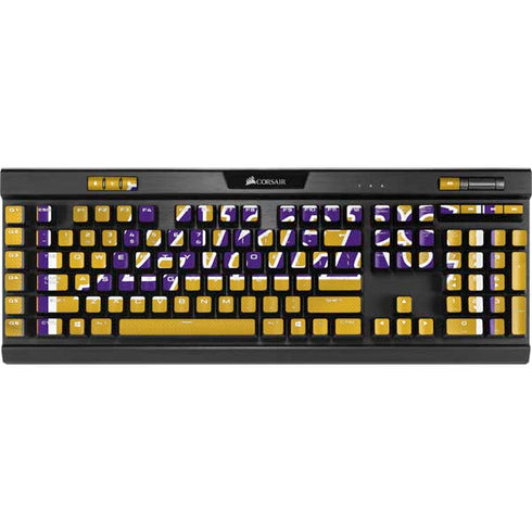 NBA Los Angeles Lakers Jersey K95 RGB PLATINUM Mechanical Gaming Keyboard Skin