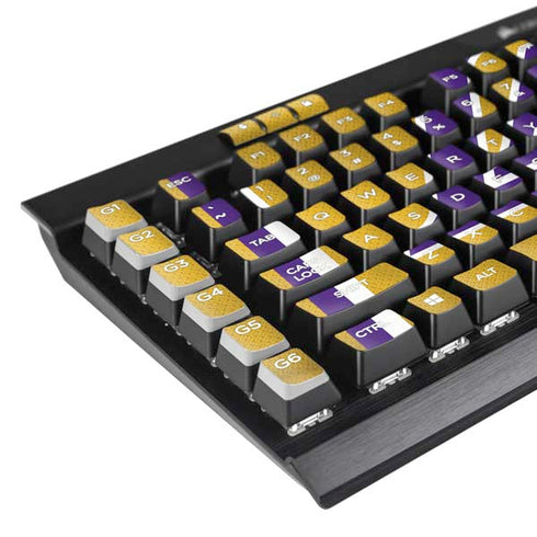 NBA Los Angeles Lakers Jersey K95 RGB PLATINUM Mechanical Gaming Keyboard Skin