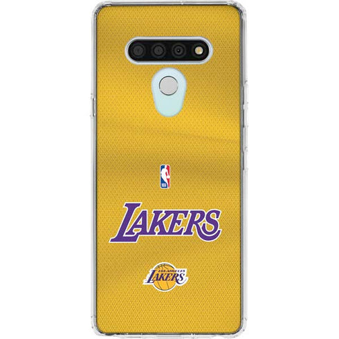 NBA Los Angeles Lakers Jersey LG Stylo 6 Clear Case