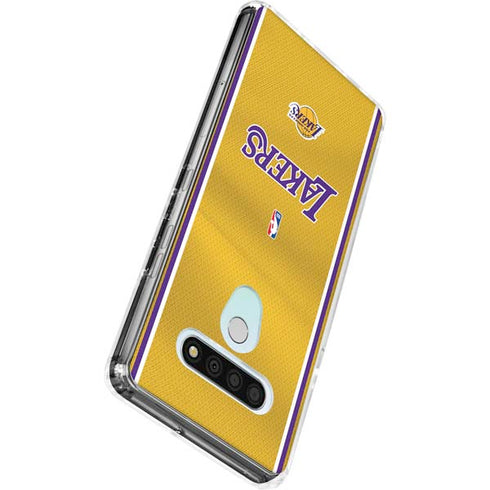 NBA Los Angeles Lakers Jersey LG Stylo 6 Clear Case
