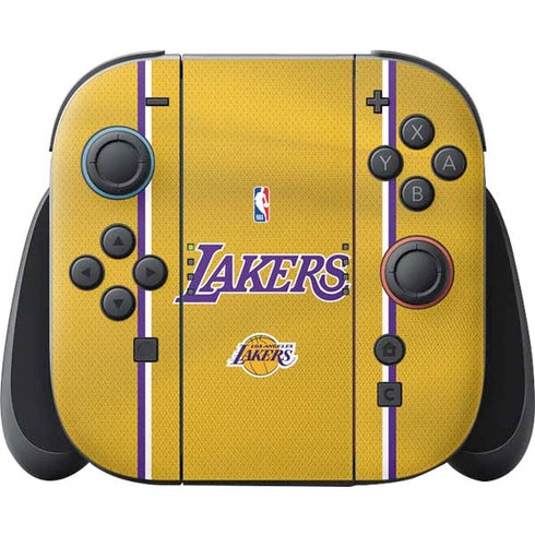 NBA Los Angeles Lakers Jersey Nintendo Switch 2 (2025) Joy-Con Controller Skin