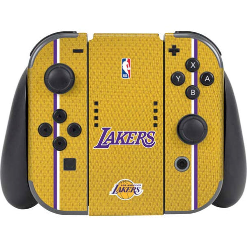 NBA Los Angeles Lakers Jersey Nintendo Switch (2017-2021) Joy-Con Controller Skin
