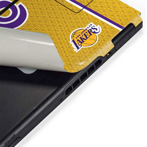 NBA Los Angeles Lakers Jersey Nintendo Switch Bundle Skin