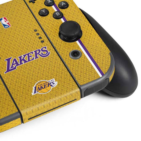 NBA Los Angeles Lakers Jersey Nintendo Switch Bundle Skin
