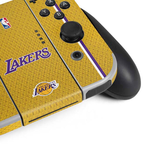 NBA Los Angeles Lakers Jersey Nintendo Switch OLED (2021) Skin