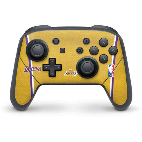 NBA Los Angeles Lakers Jersey Nintendo Switch Pro Controller Skin