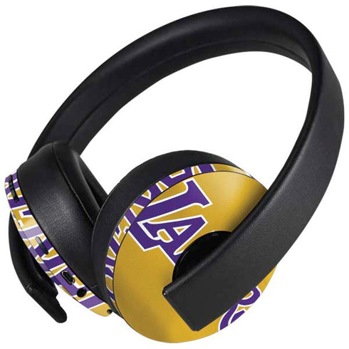NBA Los Angeles Lakers Jersey PlayStation 4 Gold Wireless Headset Skin