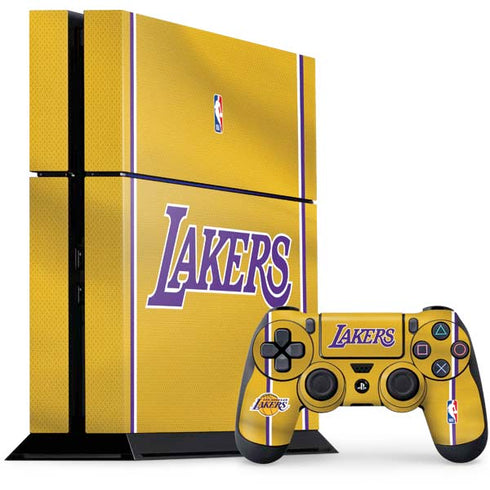 NBA Los Angeles Lakers Jersey PS4 Console and Controller Bundle Skin