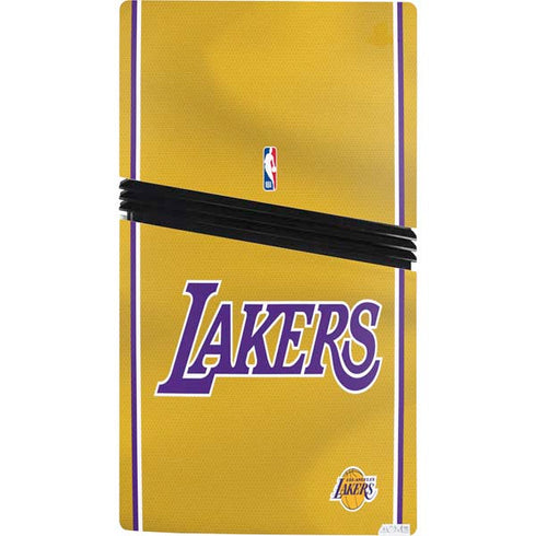 NBA Los Angeles Lakers Jersey PS5 Pro Console Skin