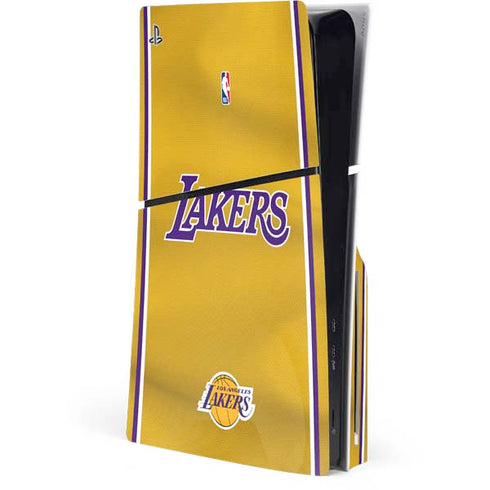 NBA Los Angeles Lakers Jersey PS5 Slim Disk Console Skin