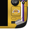 NBA Los Angeles Lakers Jersey Steam Deck Handheld Gaming Computer OLED Skin
