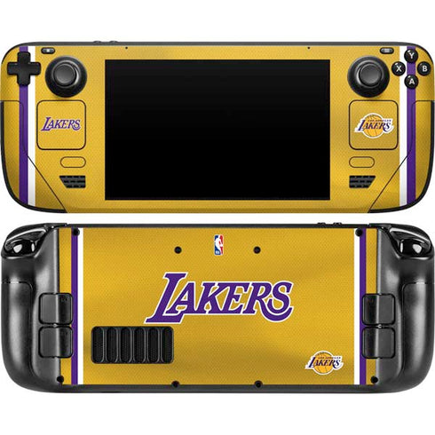 NBA Los Angeles Lakers Jersey Steam Deck Handheld Gaming Computer Skin