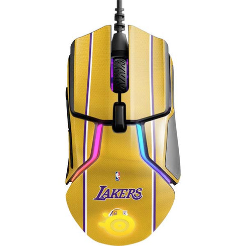 NBA Los Angeles Lakers Jersey SteelSeries Rival 600 Gaming Mouse Skin