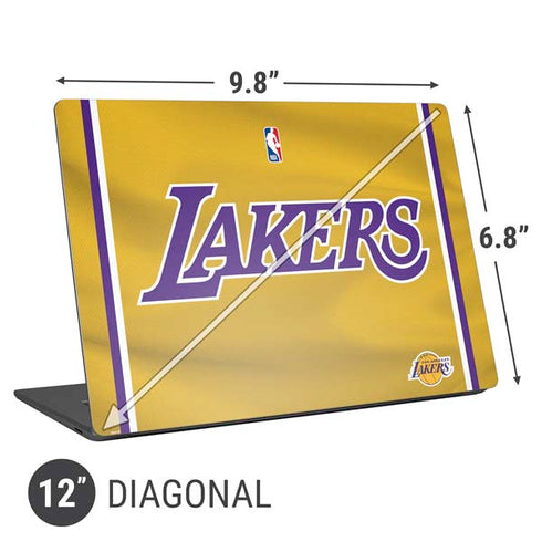 NBA Los Angeles Lakers Jersey Universal Laptop 12in (9.8 x 6.8in) Skin