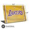 NBA Los Angeles Lakers Jersey Universal Laptop 12in (9.8 x 6.8in) Skin
