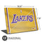 NBA Los Angeles Lakers Jersey Universal Laptop 13in (10.6 x 7.6in) Skin