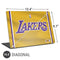 NBA Los Angeles Lakers Jersey Universal Laptop 16.6in (13.4 x 9.7in) Skin