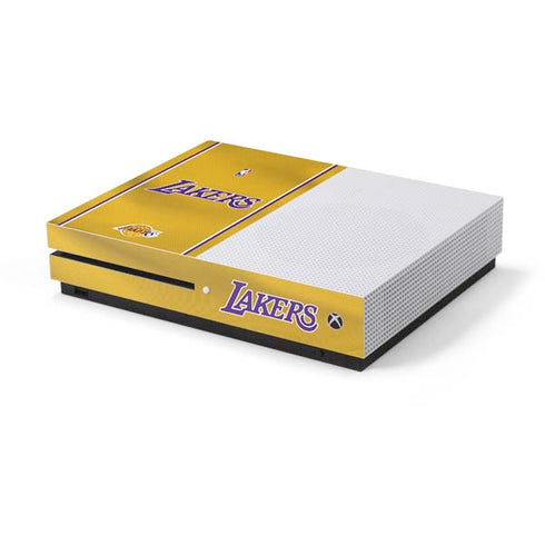 NBA Los Angeles Lakers Jersey Xbox One S Console Skin
