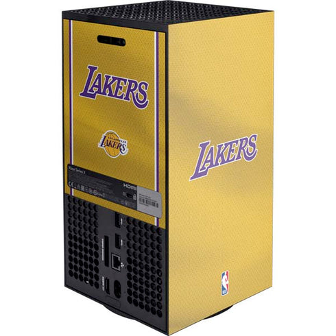 NBA Los Angeles Lakers Jersey Xbox Series X Console Skin
