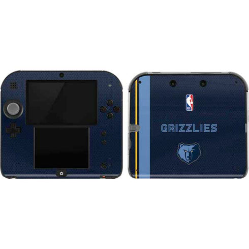 NBA Memphis Grizzlies Jersey Nintendo 2DS Skin
