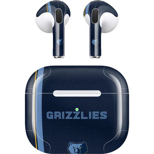 NBA Memphis Grizzlies Jersey Apple AirPods (3rd Gen 2021) Skin