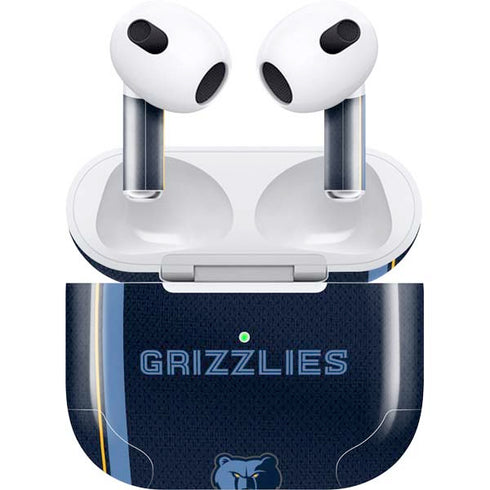 NBA Memphis Grizzlies Jersey Apple AirPods (3rd Gen 2021) Skin