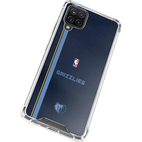 NBA Memphis Grizzlies Jersey Galaxy A12 Clear Case