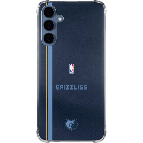 NBA Memphis Grizzlies Jersey Galaxy A35 5G Clear Case