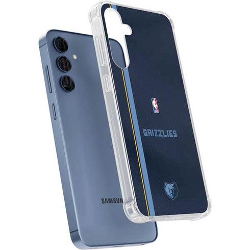NBA Memphis Grizzlies Jersey Galaxy A55 5G Clear Case