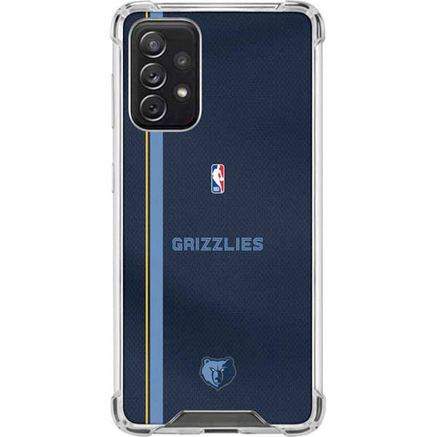 NBA Memphis Grizzlies Jersey Galaxy A72 5G Clear Case