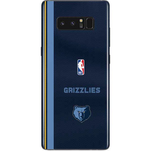 NBA Memphis Grizzlies Jersey Galaxy Note 8 Skin