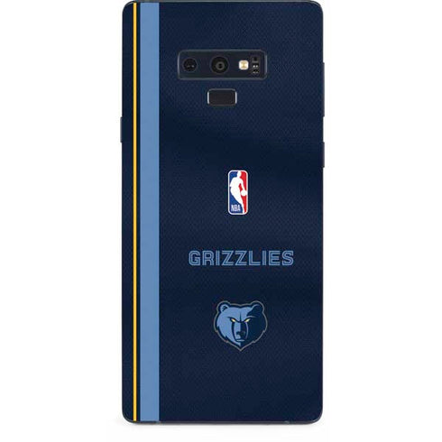 NBA Memphis Grizzlies Jersey Galaxy Note 9 Skin
