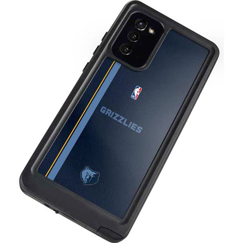 NBA Memphis Grizzlies Jersey Galaxy Note20 5G Waterproof Case