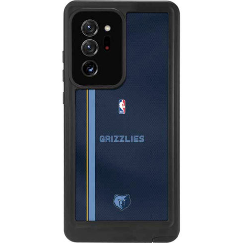 NBA Memphis Grizzlies Jersey Galaxy Note20 Ultra 5G Waterproof Case