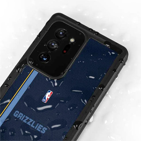 NBA Memphis Grizzlies Jersey Galaxy Note20 Ultra 5G Waterproof Case