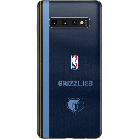 NBA Memphis Grizzlies Jersey Galaxy S10 Skin