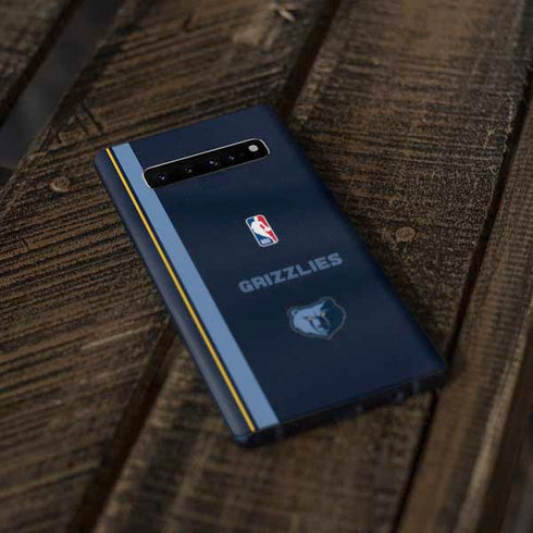 NBA Memphis Grizzlies Jersey Galaxy S10 Skin