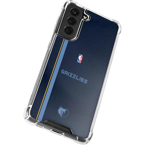 NBA Memphis Grizzlies Jersey Galaxy S21 FE Clear Case