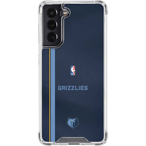 NBA Memphis Grizzlies Jersey Galaxy S22 Clear Case