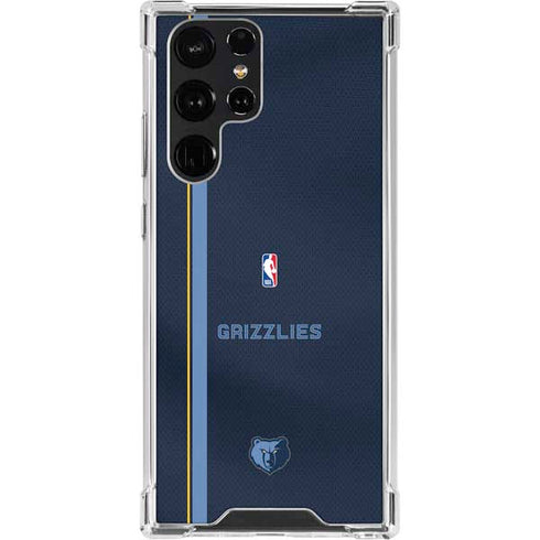 NBA Memphis Grizzlies Jersey Galaxy S22 Ultra Clear Case
