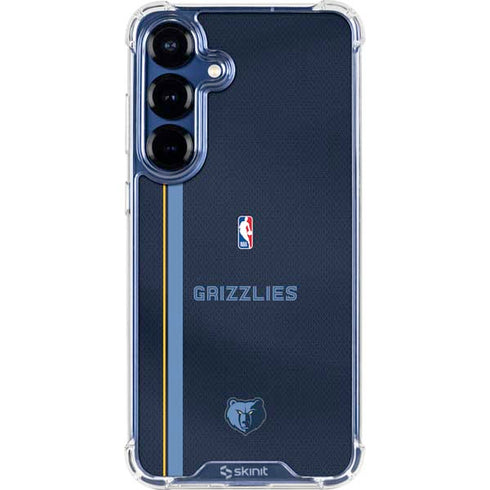 NBA Memphis Grizzlies Jersey Galaxy S25 Plus Clear Case