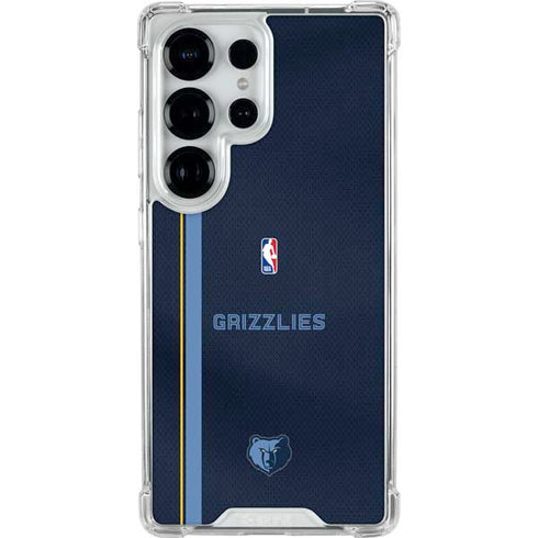 NBA Memphis Grizzlies Jersey Galaxy S25 Ultra Clear Case