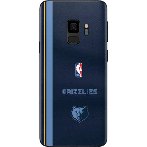 NBA Memphis Grizzlies Jersey Galaxy S9 Skin