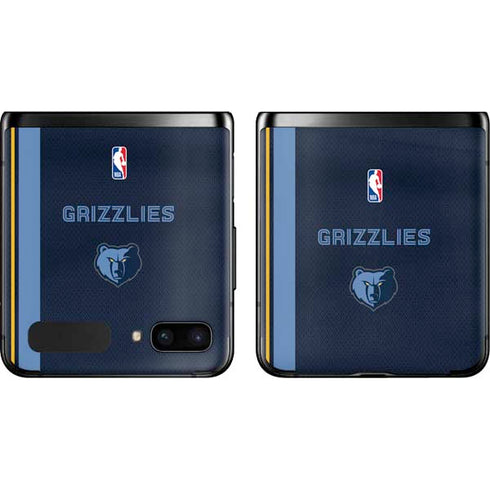 NBA Memphis Grizzlies Jersey Galaxy Z Flip Skin