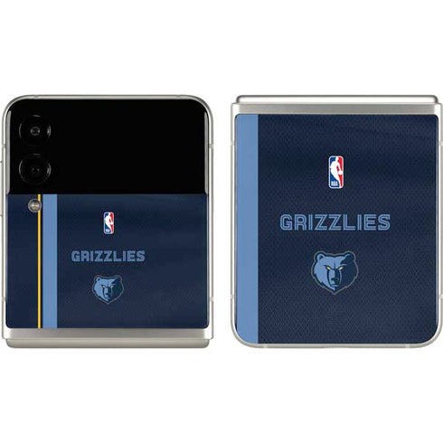 NBA Memphis Grizzlies Jersey Galaxy Z Flip3 5G Skin