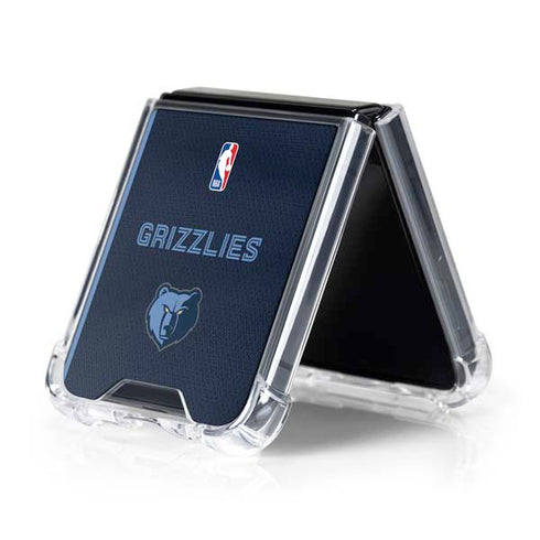 NBA Memphis Grizzlies Jersey Galaxy Z Flip5 5G Clear Case