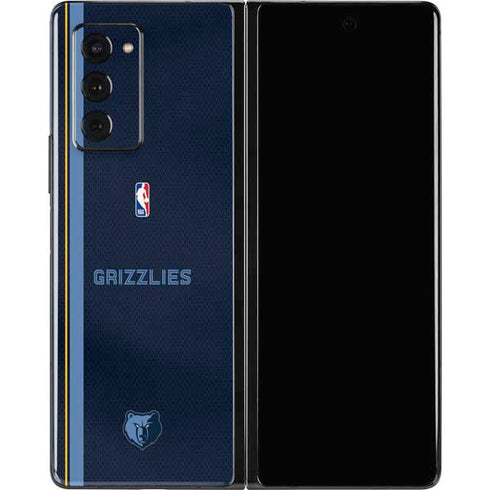 NBA Memphis Grizzlies Jersey Galaxy Z Fold2 5G Skin