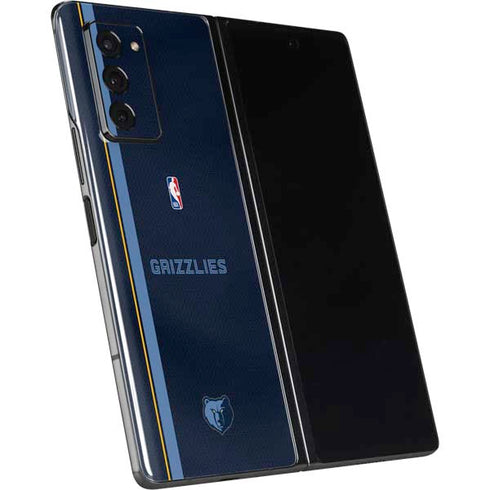 NBA Memphis Grizzlies Jersey Galaxy Z Fold2 5G Skin