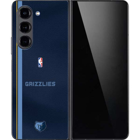 NBA Memphis Grizzlies Jersey Galaxy Z Fold5 5G Skin