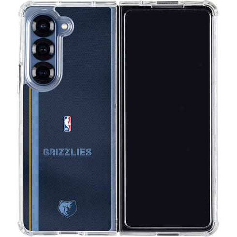 NBA Memphis Grizzlies Jersey Galaxy Z Fold6 Clear Case